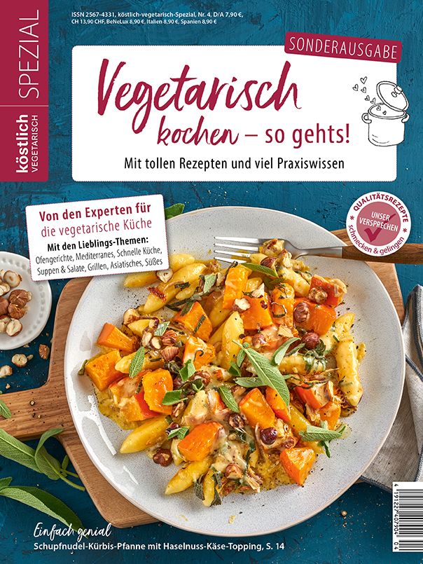 Kochzeitschrift Koestlich Vegetarisch Sonderausgabe 2020 Vegetarisch Kochen So Gehts Titelseite Rgb G 604x805px C18e9c5b
