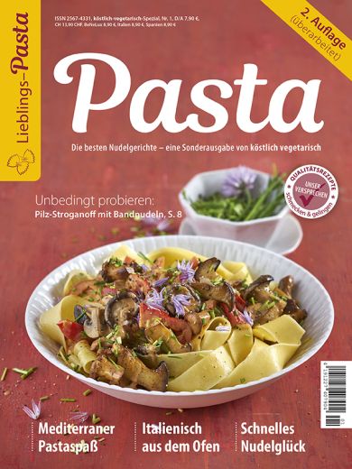 Magazin Koestliche Vegetarisch Sonderheft PASTA Neuauflage 2021  Titel 300dpi Rgb Gross 604x805px 2d299427
