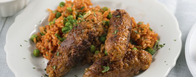 4 15 Sojaschnetzel Cevapcici Mit Djuvec Reis 1920x760px F3d23e44