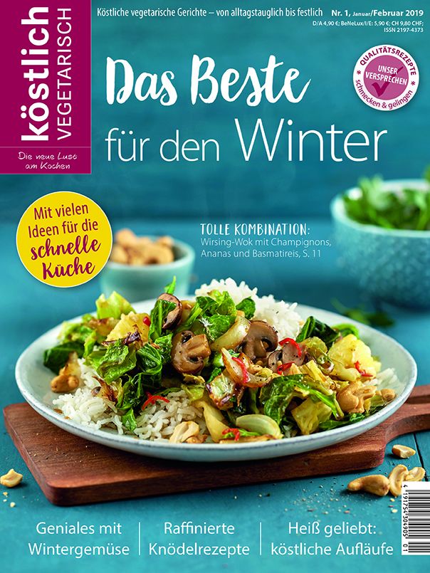 Kochzeitschrift Koestlich Vegetarisch Das Beste Fuer Den Winter Kv 1 2019 Titelseite Gross 72dpi Rgb 604x805px K5 3d8cac71