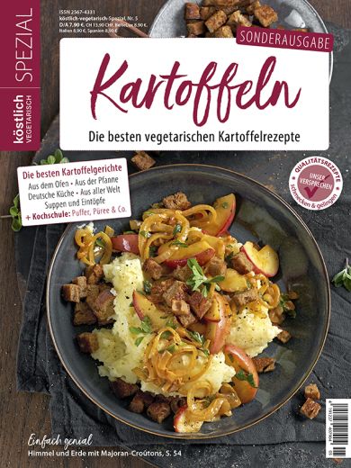 Kochzeitschrift Koestlich Vegetarisch Sonderausgabe 2021 KARTOFFELN  Titel Gross 604x805px 6a16292e