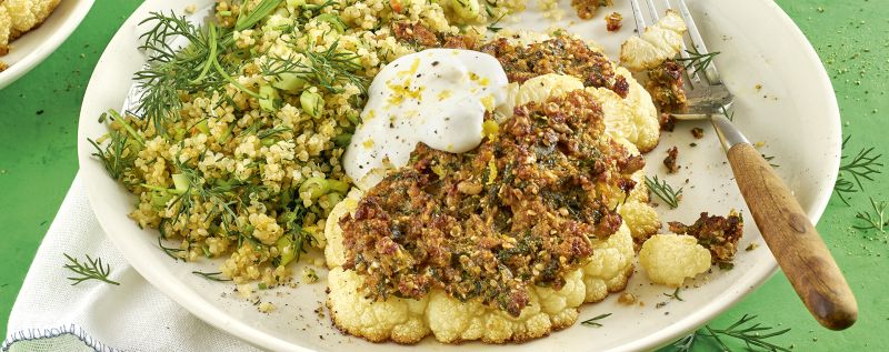 2 20 Blumenkohl Bordelaise Mit Fruehlingsquinoa 1920x760px Df0f3234