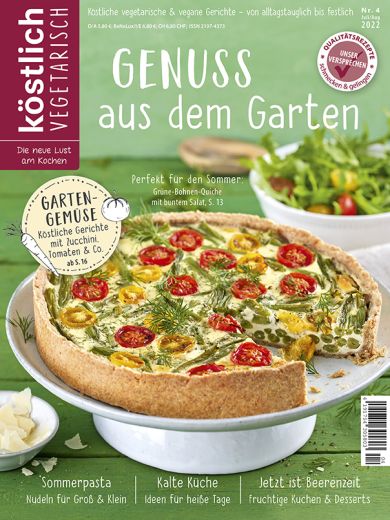 Kochzeitschrift Koestlich Vegetarisch Genuss Aus Dem Garten Kv 4 2022 Titelseite Gross 72dpi Rgb 604x805px Cb6f74ff