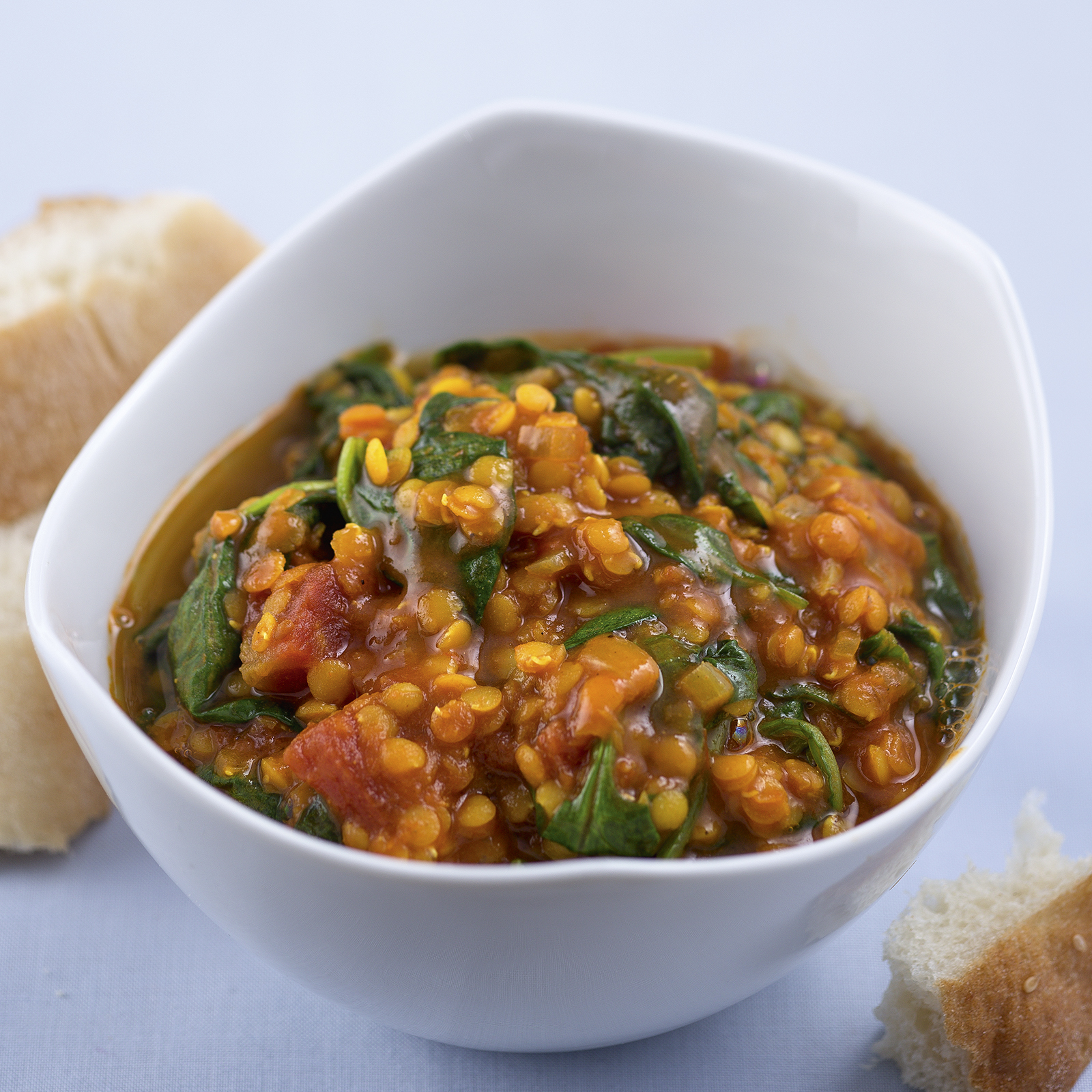 2 15 Rote Linsen Spinat Topf 1600x1600px