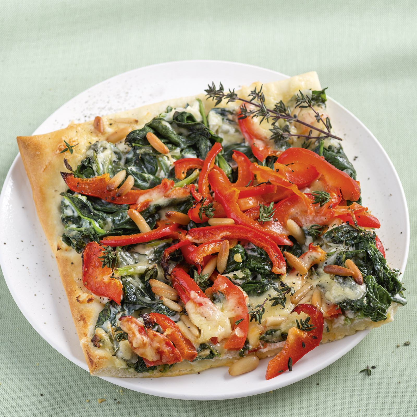 3 15 Spinat Ricotta Pizza 1600x1600px