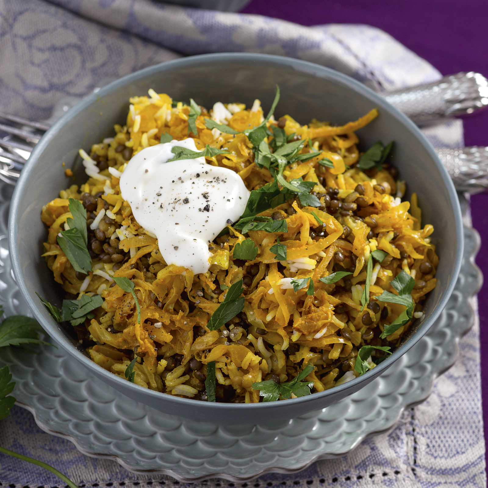 3 16 Linsen Spitzkohl Pfanne Mit Basmatireis 1600x1600px