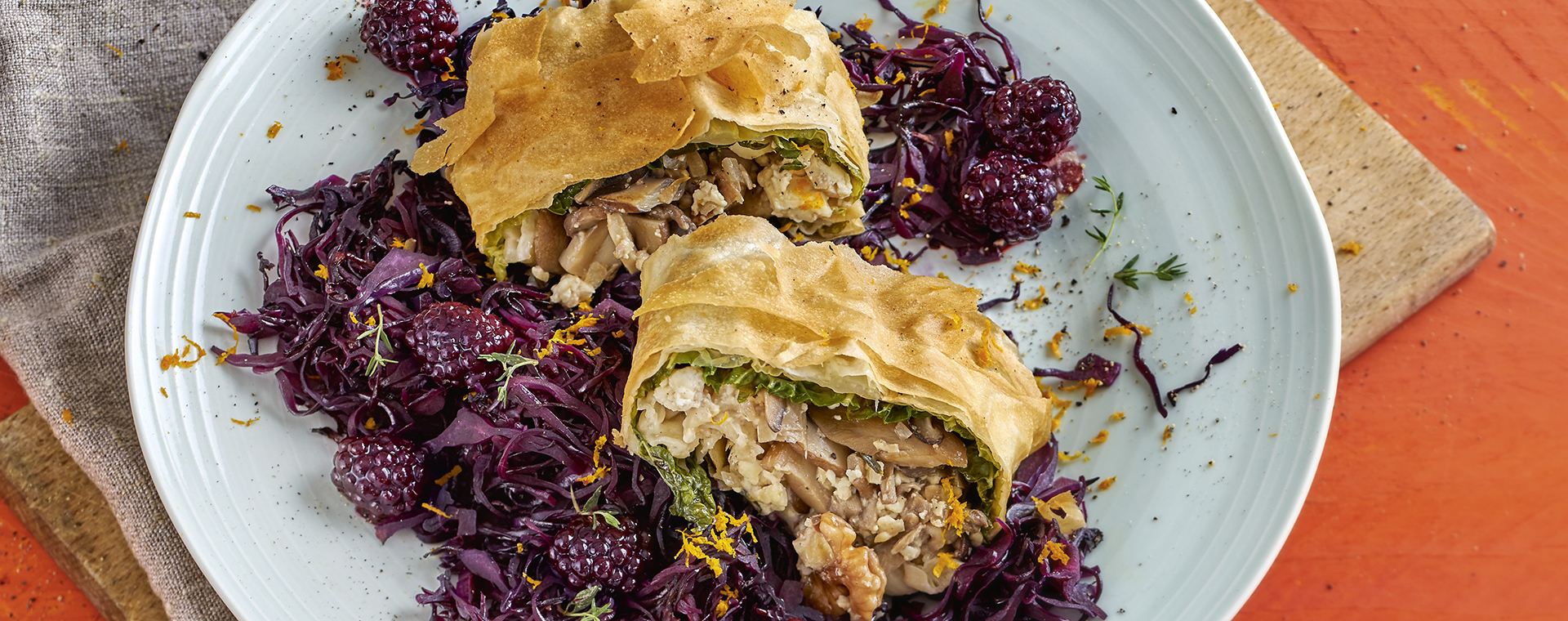 5 18 Pilzstrudel Auf Ofen Rotkraut 1920x760px