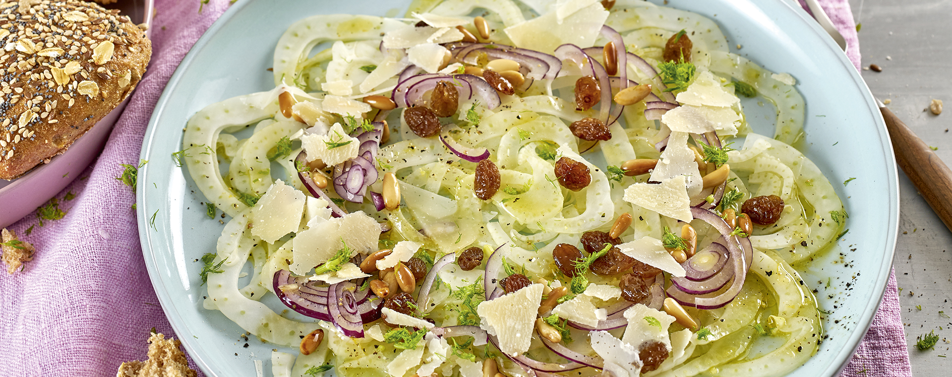 2 19 Fenchel Carpaccio Mit Rosinen 1920x760px