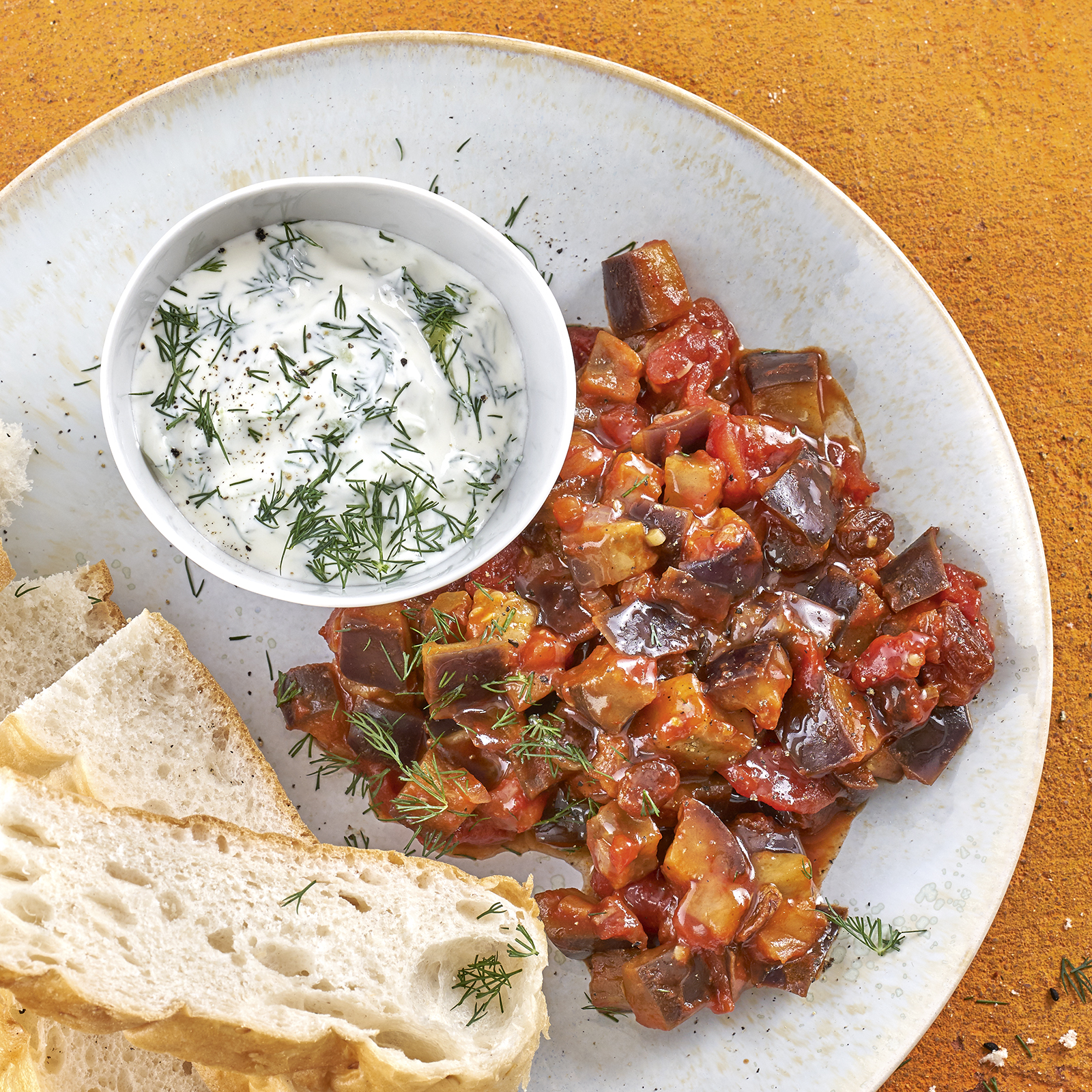 4 19 Auberginenragout Mit Zaziki 1600x1600px