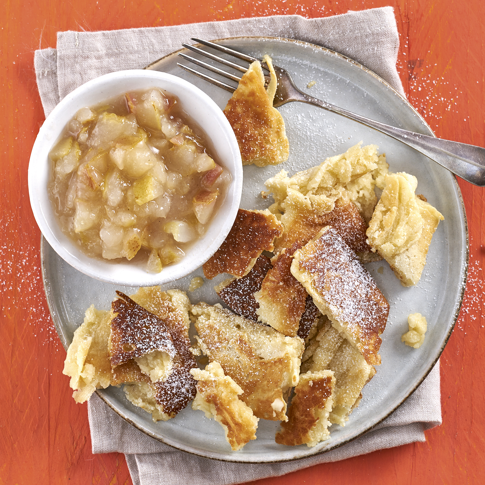 5 19 Veganer Kaiserschmarrn Mit Birnenkompott 1600x1600px