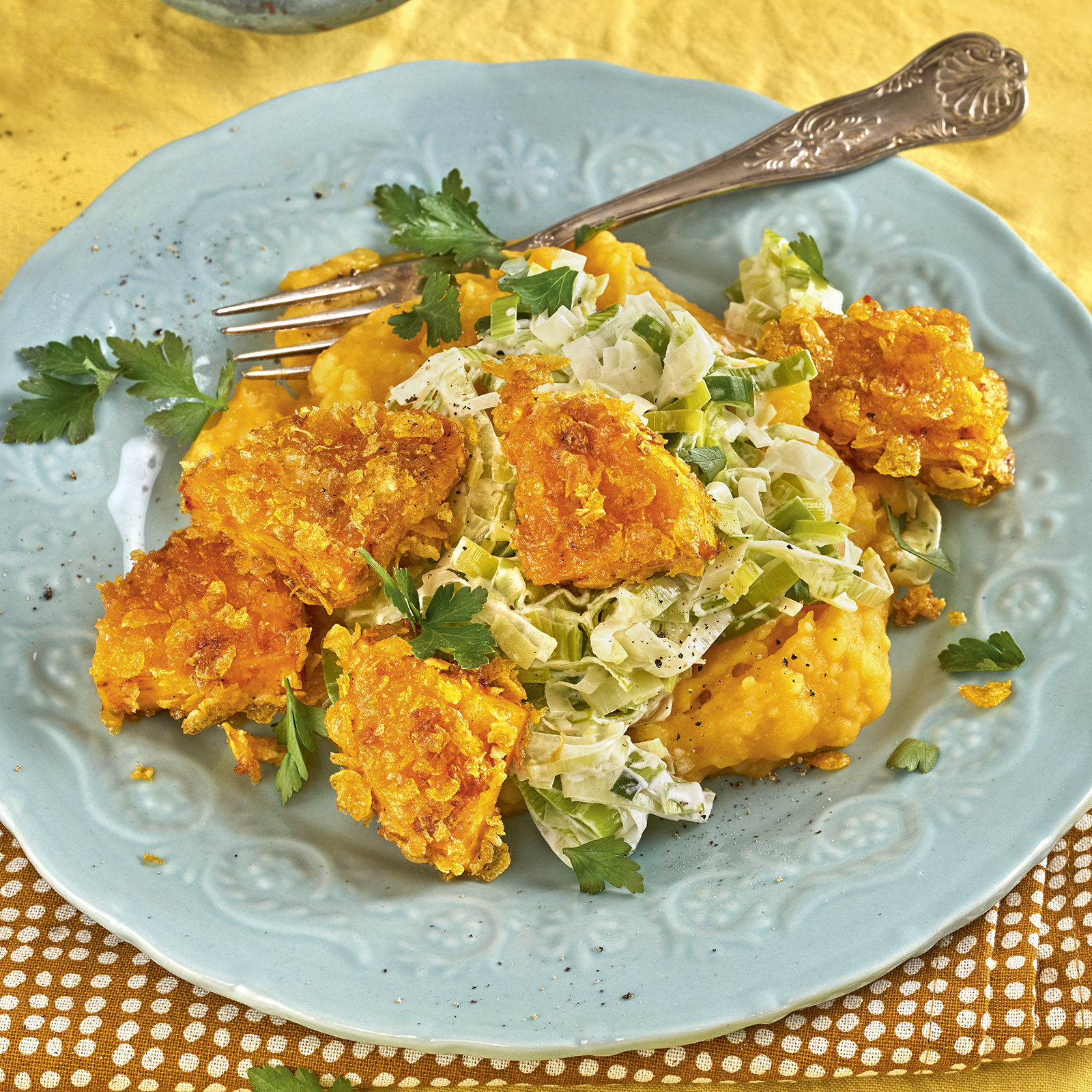 1 20 Kartoffel Kuerbis Pueree Mit Lauch Schmand 1600x1600px