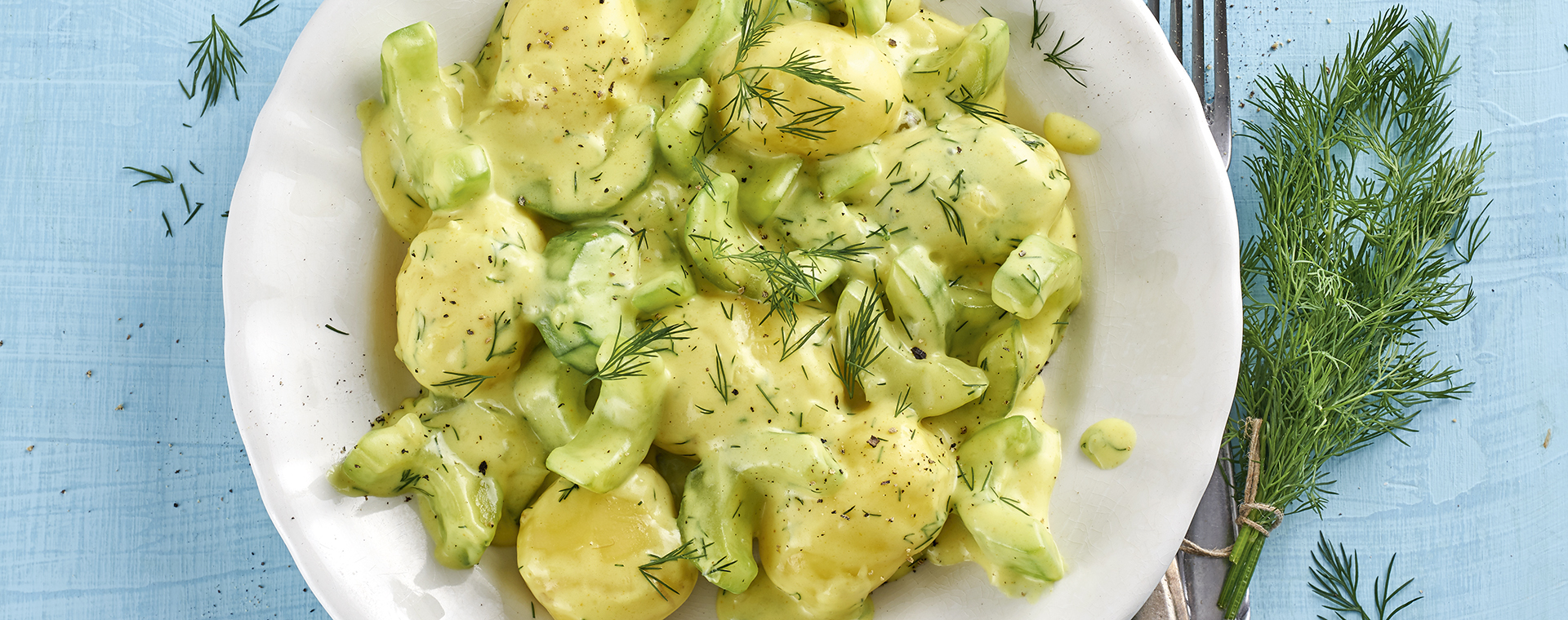 2 20 Pellkartoffeln Mit Curry Dill Schmorgurken 1920x760px