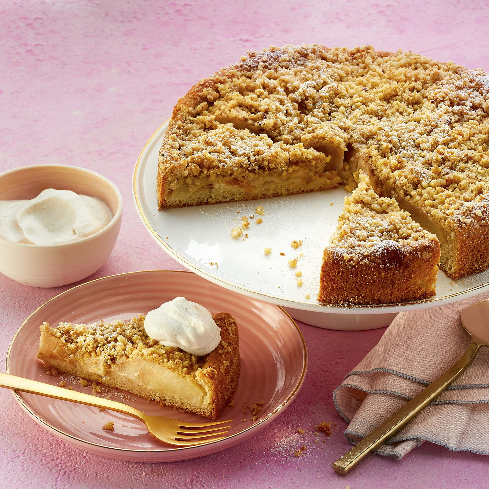 1 21 Birnenkuchen Mit Haselnuss Streuseln 1600x1600px