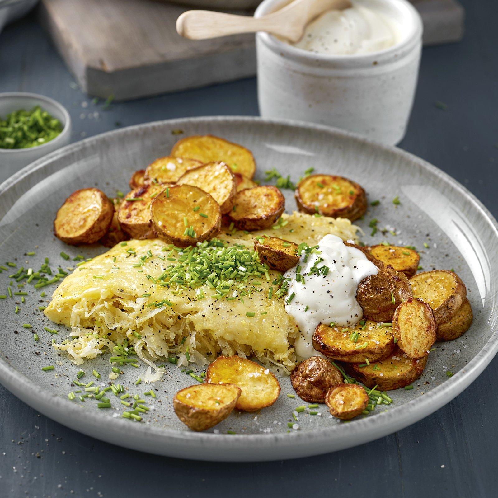 1 21 Sauerkraut Frittata Mit Paprika Roestkartoffeln 1600x1600px