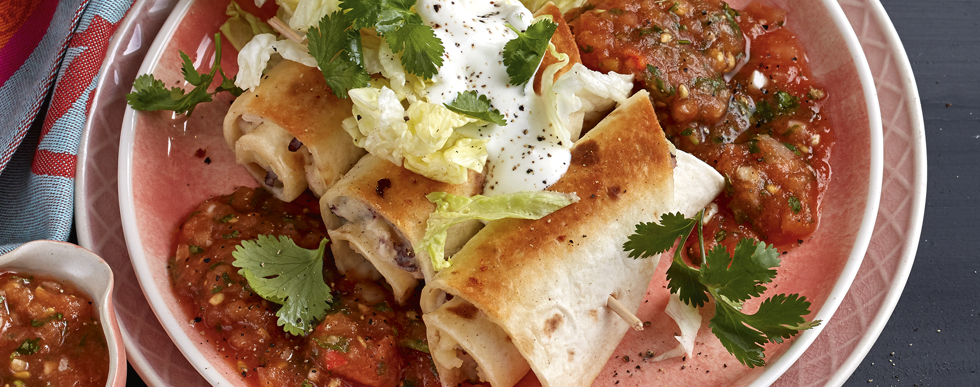 3 21 Gefuellte Tortilla Roellchen Mit Tomatensalsa 1920x760px