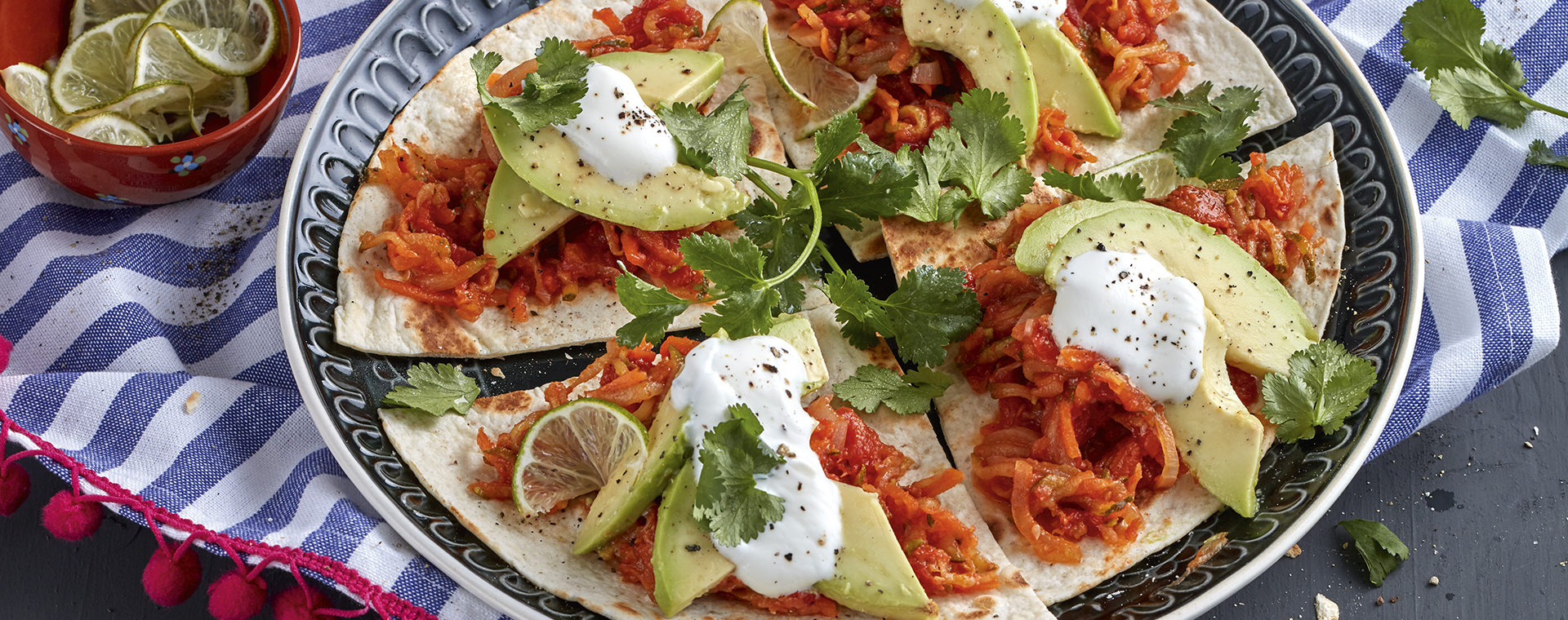 3 21 Knusprige Tortillas Mit Gemuesetopping 1920x760px