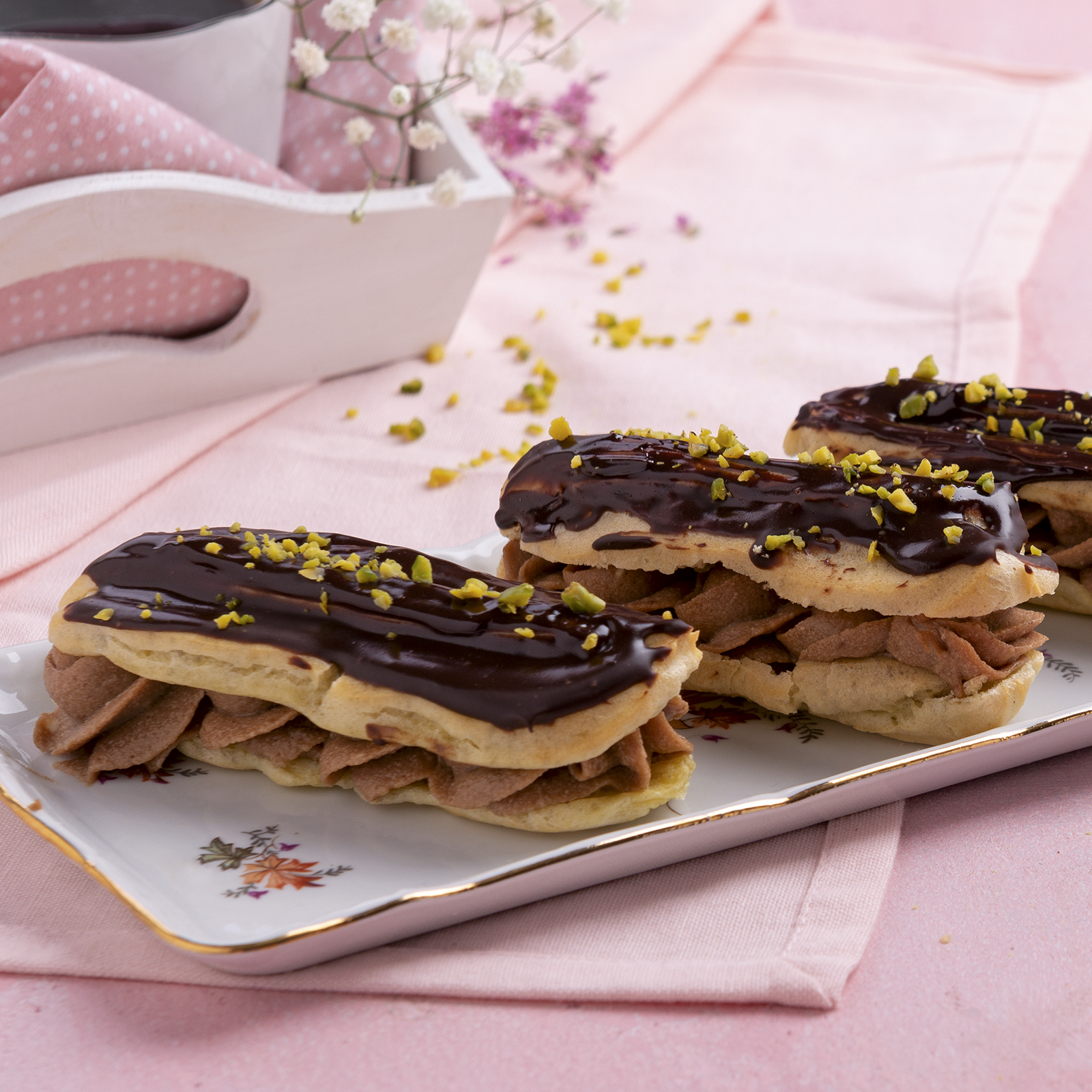 4 21 Eclairs Mit Kaffeebuttercreme 1600x1600px