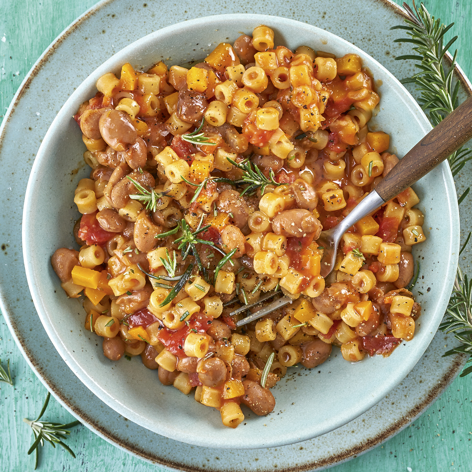 4 21 Nudeln Mit Bohnen 1600x1600px