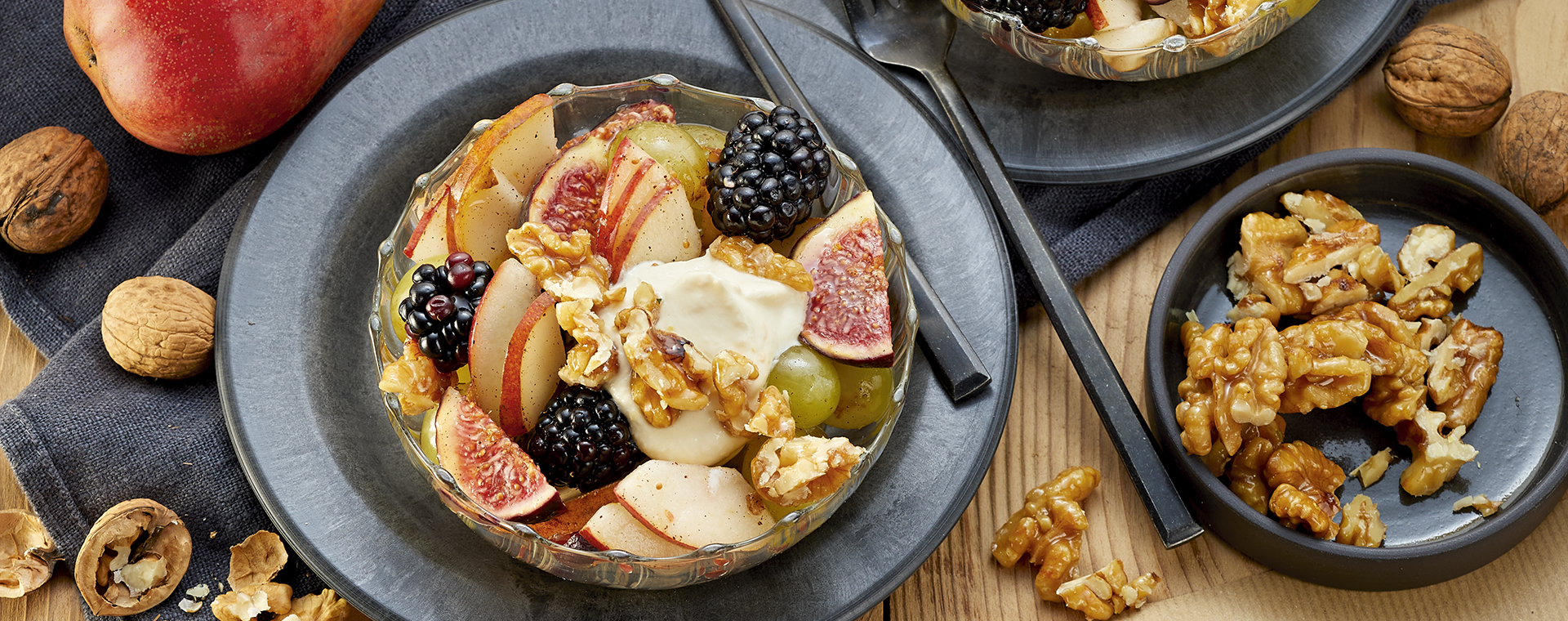 5 21 Herbstlicher Obstsalat Mit Orangen Frischkaese 1920x760px