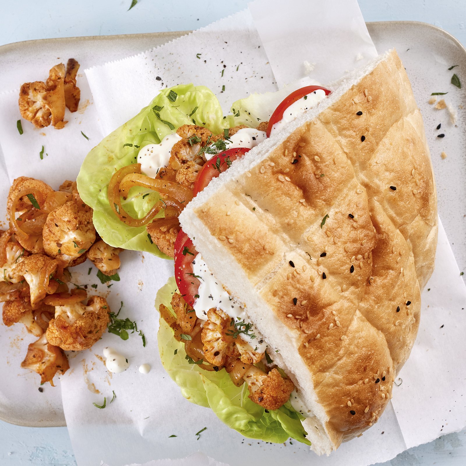 6 21 Fladenbrot Mit Blumenkohl Gyros 1600x1600px