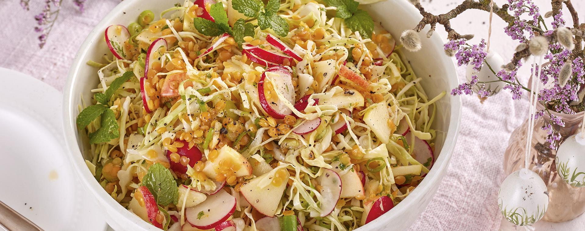 2 22 Linsen Spitzkohl Salat Mit Minze 1920x760px