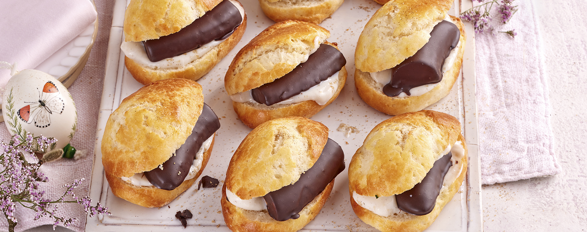 2 22 Suesse Hotdogs Mit Schokobananen 1920x760px