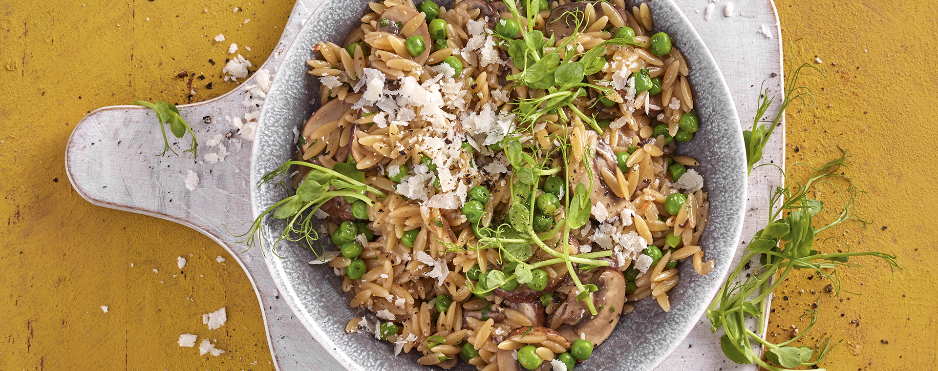 3 22 Orzotto Mit Erbsen Und Pilzen 1920x760px