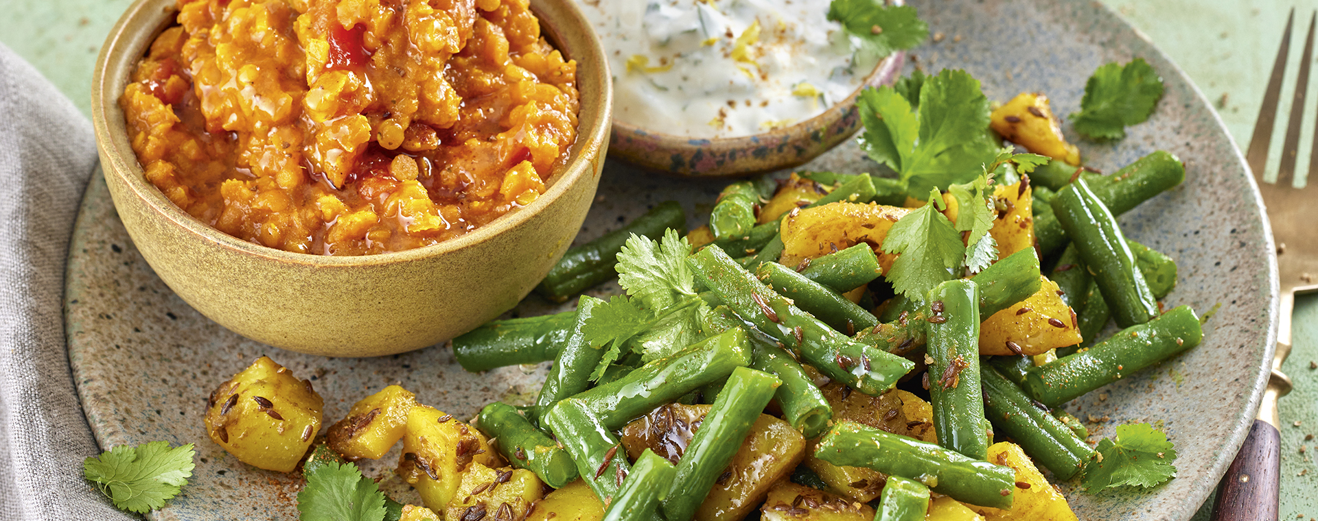 4 22 Bohnen Kartoffel Pfanne Mit Dal 1920x760px