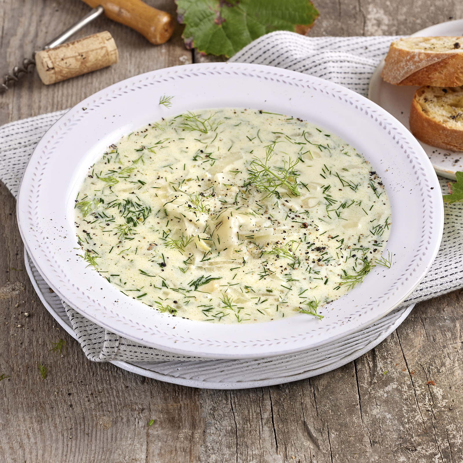 5 22 Fenchel Kaese Suppe Mit Baguette 1600x1600px