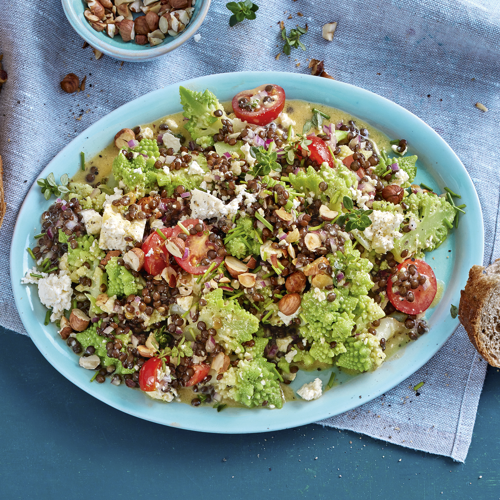 3 23 Romanesco Linsen Salat Mit Senfdressing 1600x1600px