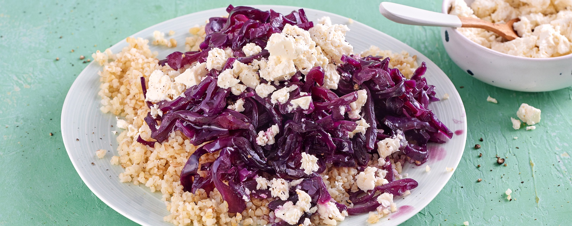 5 23 Honig Balsamico Rotkohl Mit Bulgur 1920x760px