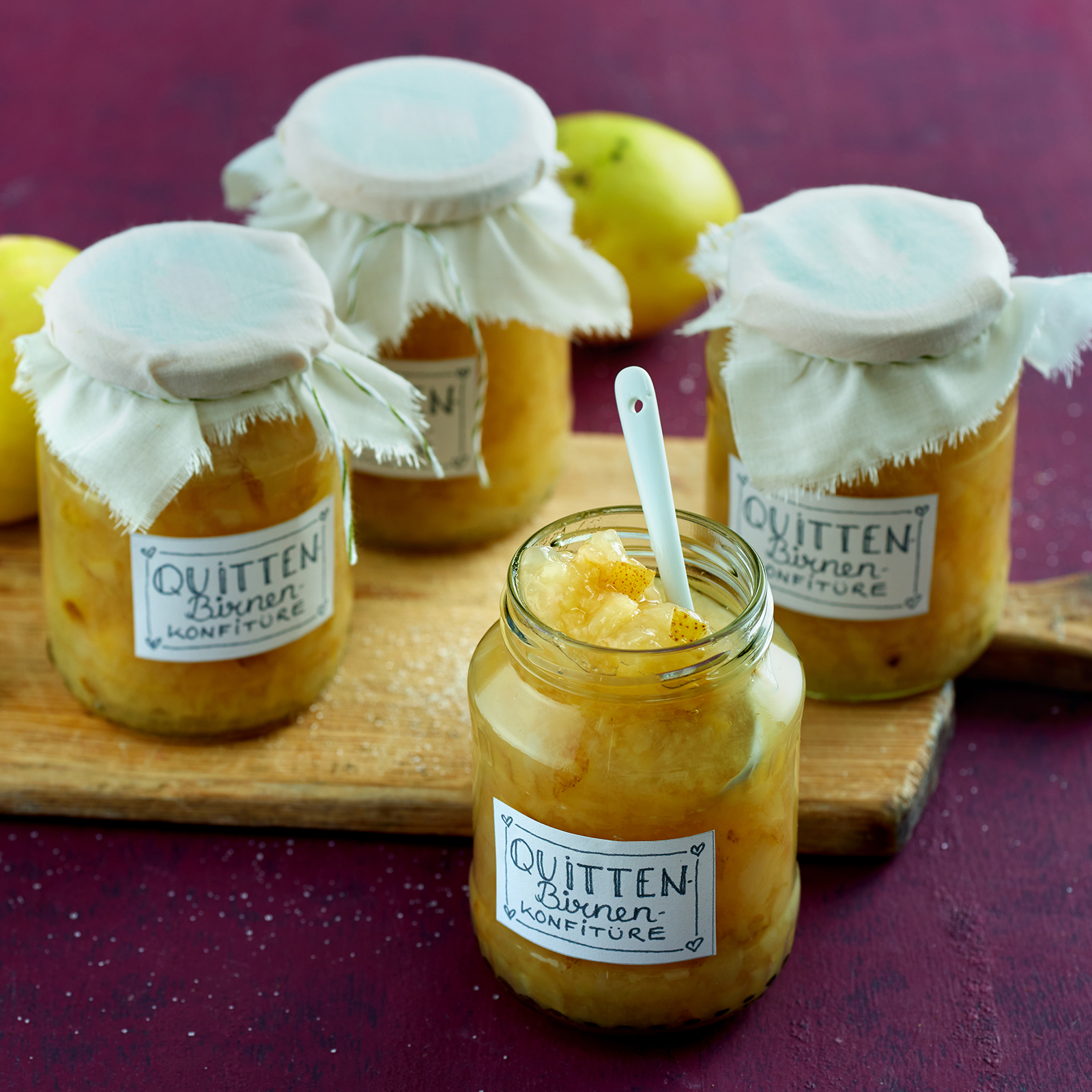 5 23 Quitten Birnen Konfituere Mit Ingwer 1600x1600px