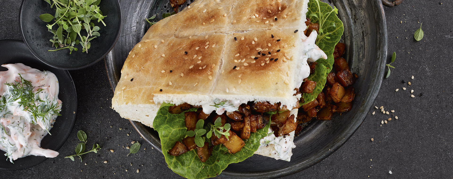 5 23 Sellerie Doener Mit Moehren Cacik 1920x760px