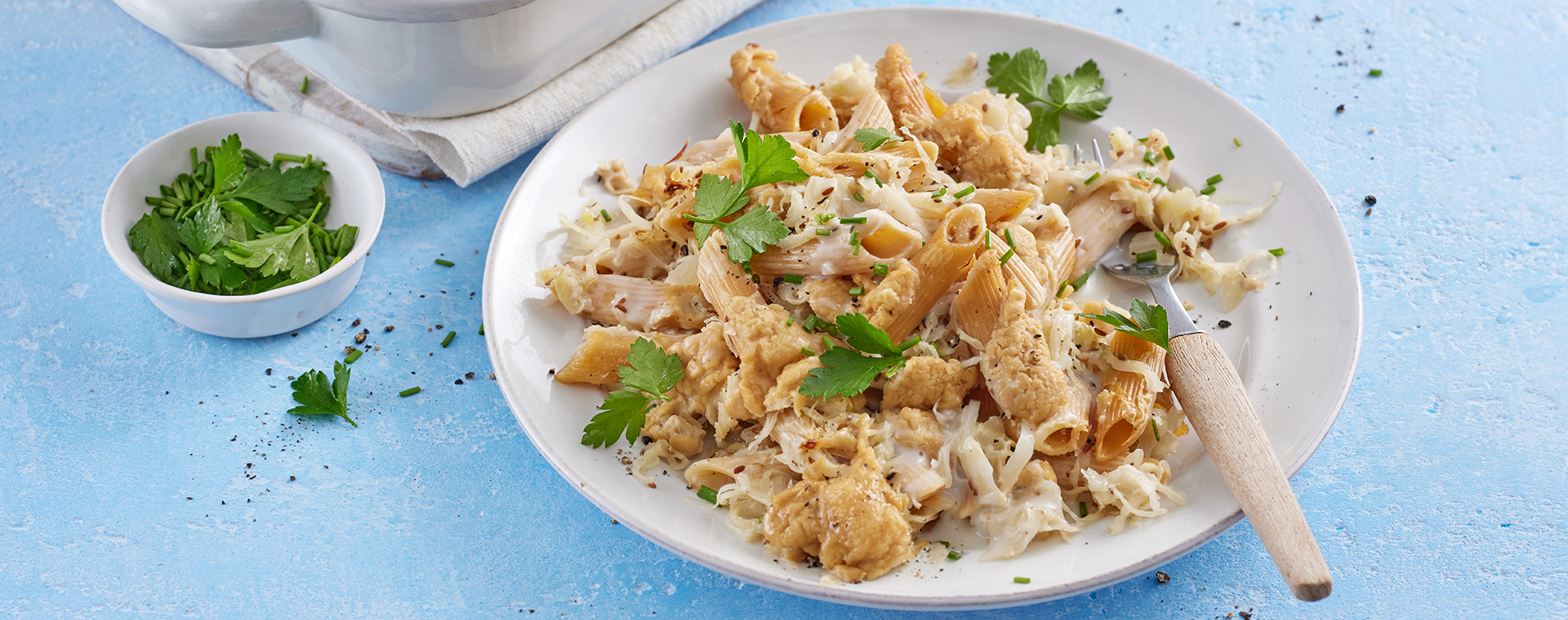 5 23 Veganer Sauerkraut Nudel Auflauf 1920x760px