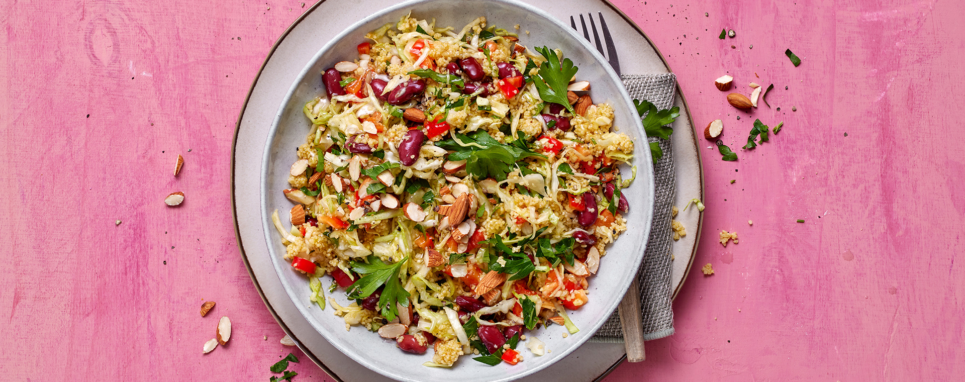 2 24 Couscous Salat Mit Spitzkohl Und Kidneybohnen 1920x760px