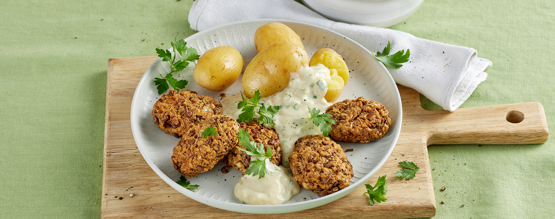 5 24 Linsennuggets Mit Pellkartoffeln 1920x760px