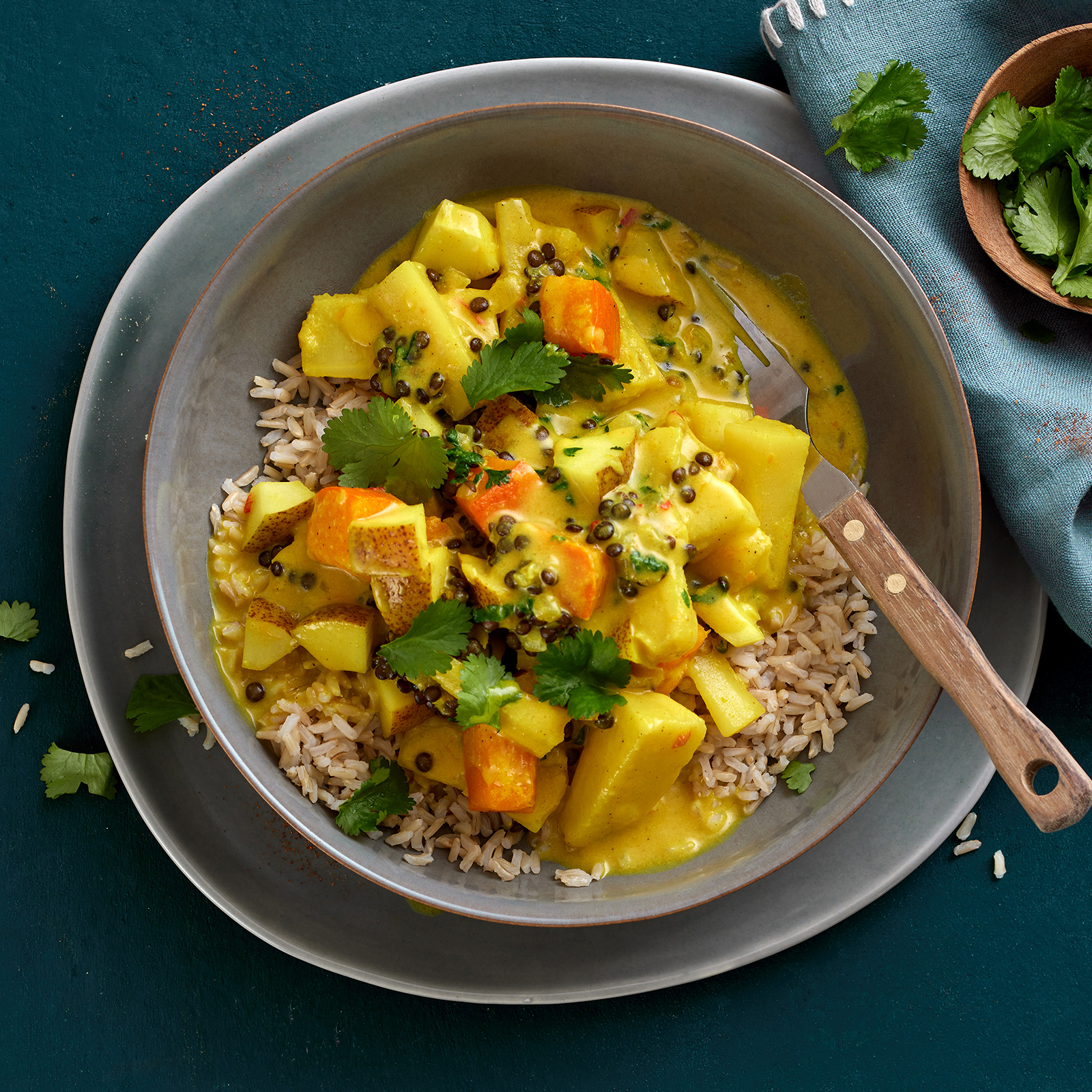 6 24 Petersilienwurzel Curry Mit Birnen Und Reis 1600x1600px