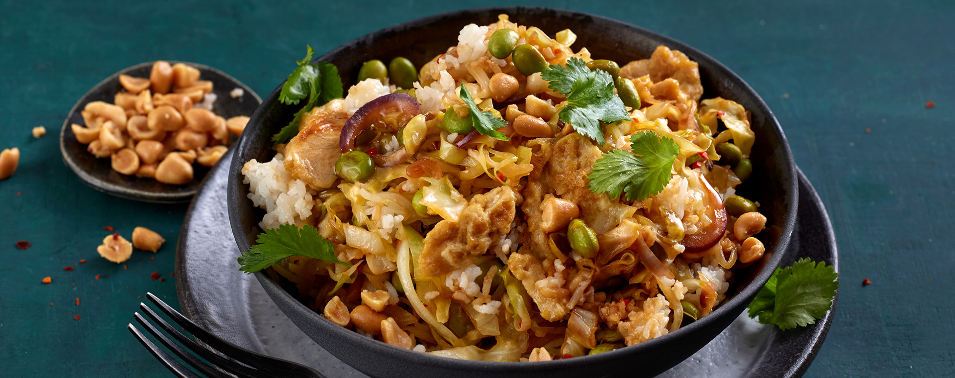 1 25 Asiatische Reispfanne Mit Spitzkohl 1920x760px