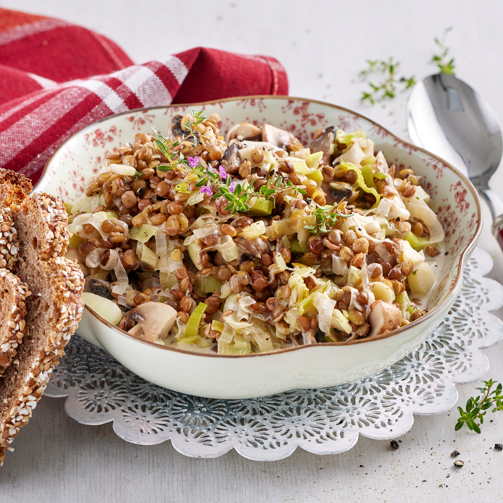 1 25 Champignon Lauch Pfanne Mit Linsen 1600x1600px