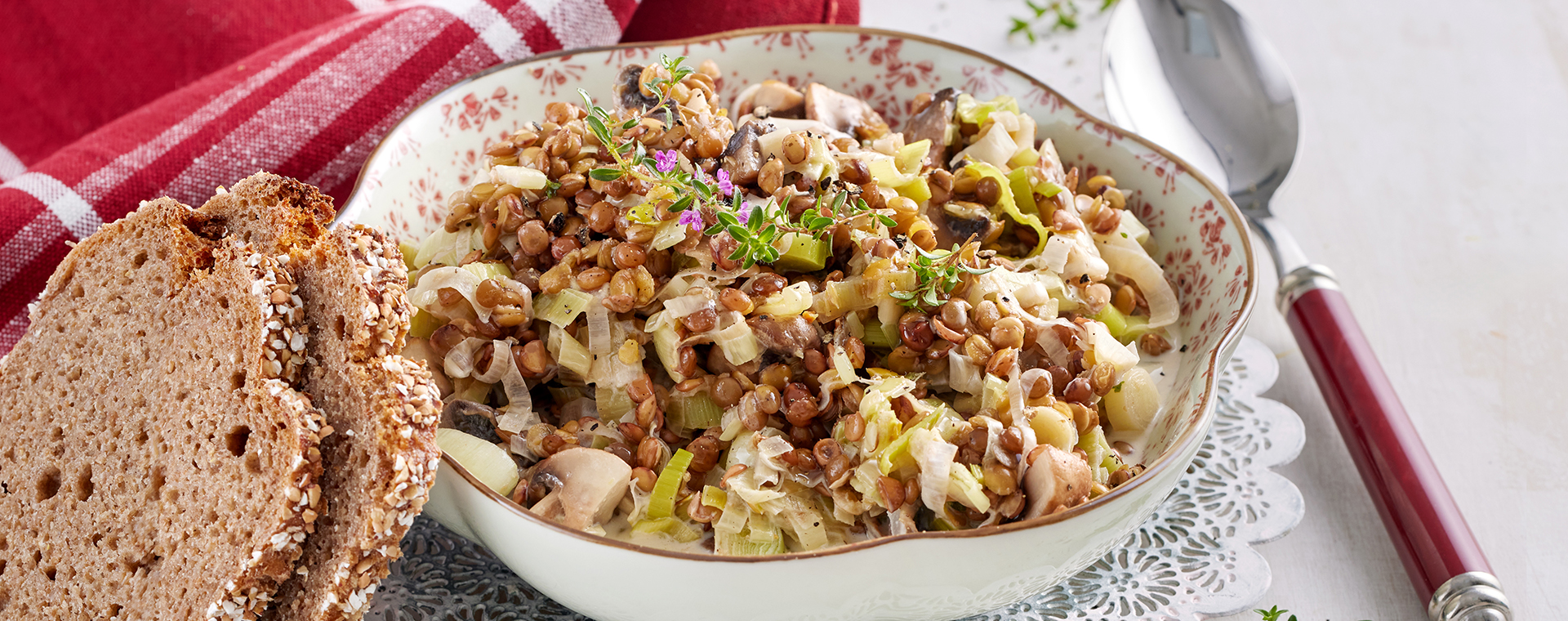 1 25 Champignon Lauch Pfanne Mit Linsen 1920x760px