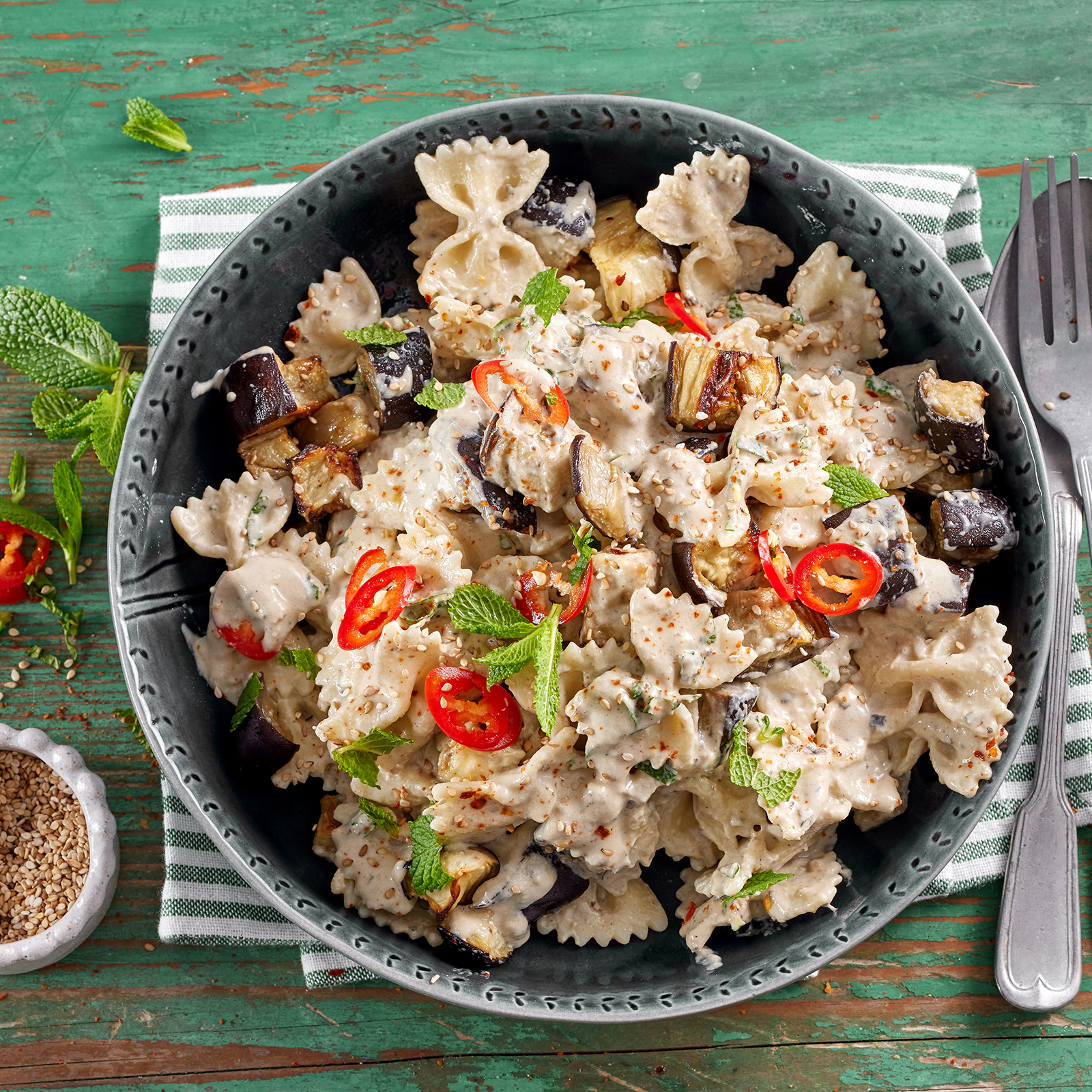 4 25 Auberginen Pasta 1600x1600px