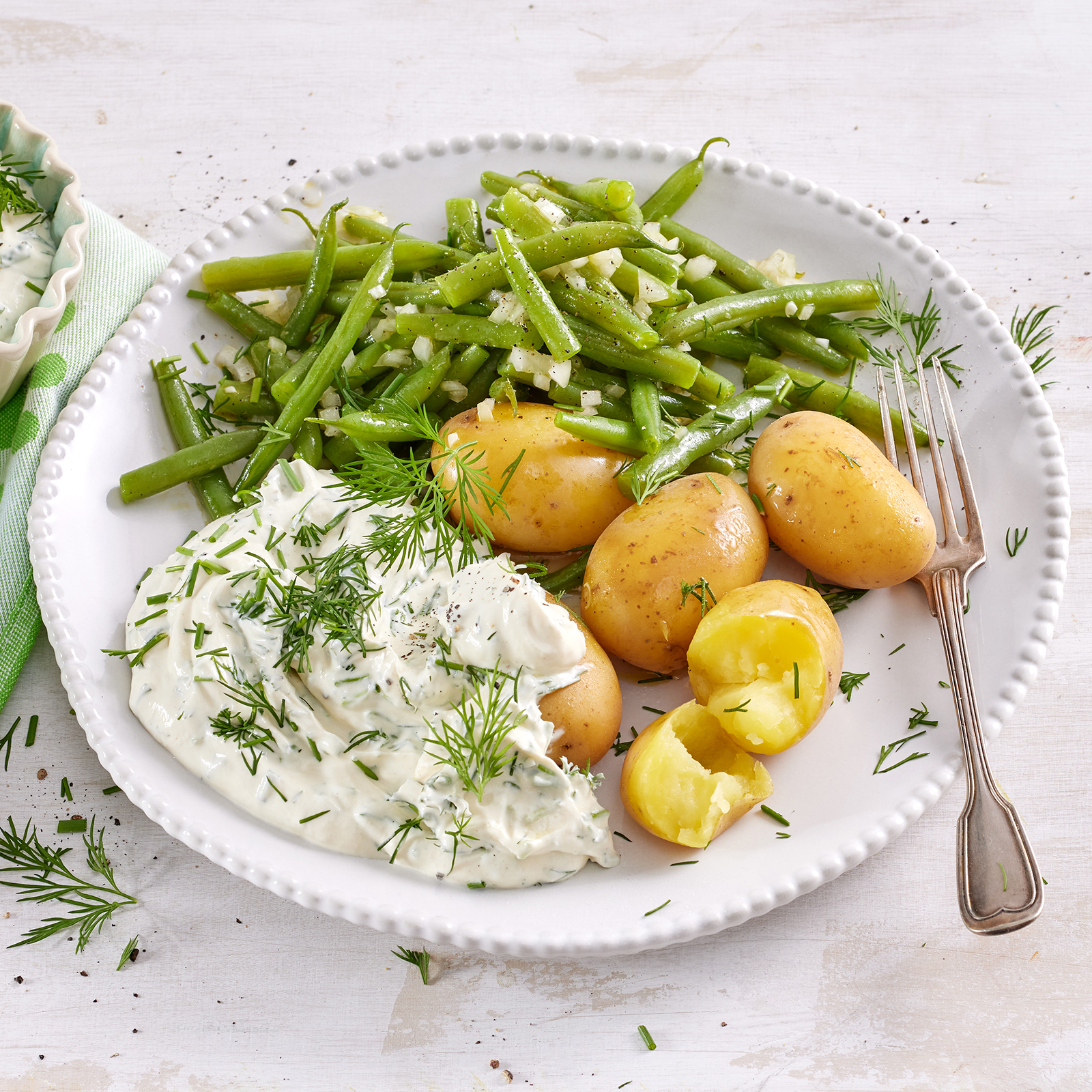 4 25 Pellkartoffeln Mit Bohnensalat 1600x1600px